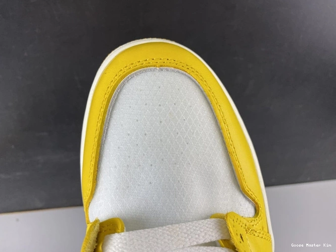 Powder Air NRG AQ0818-149 White Dark 1 Off-White Jordan x Yellow-Cone 0817